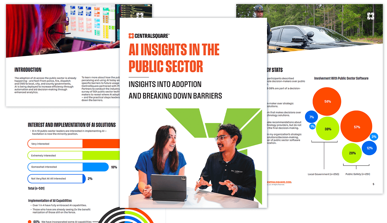 preview of pages of the AI Insights Report